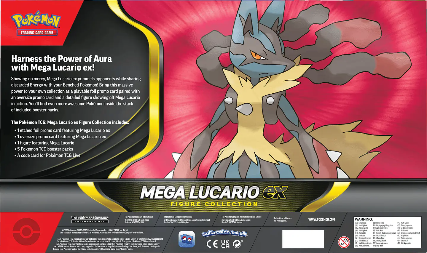Mega Lucario Ex Figure Collection (5 Boosters) 6