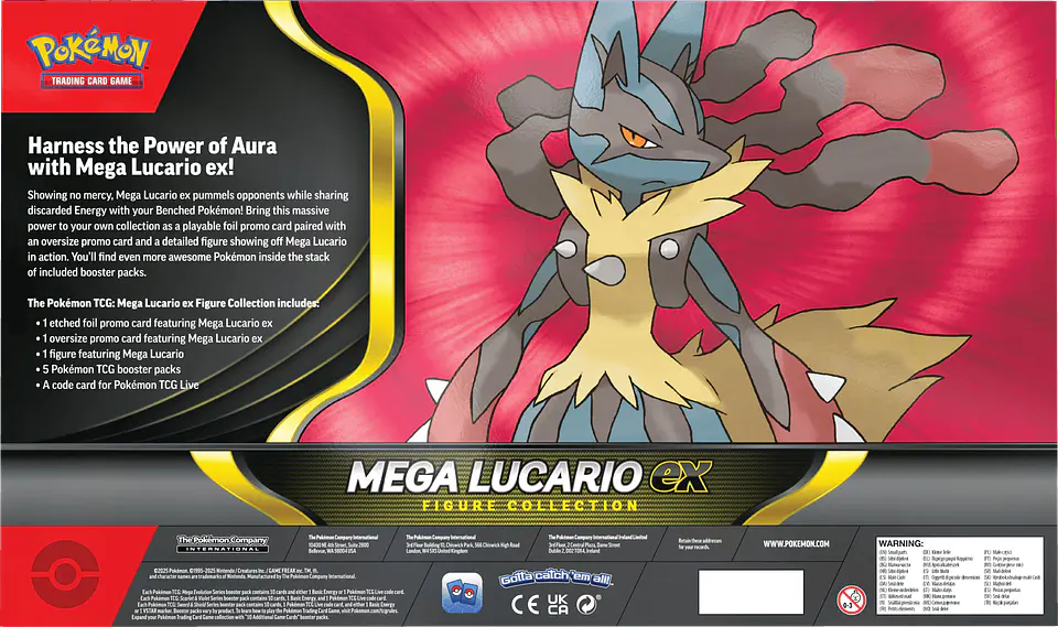 Mega Lucario Ex Figure Collection (5 Boosters) 6