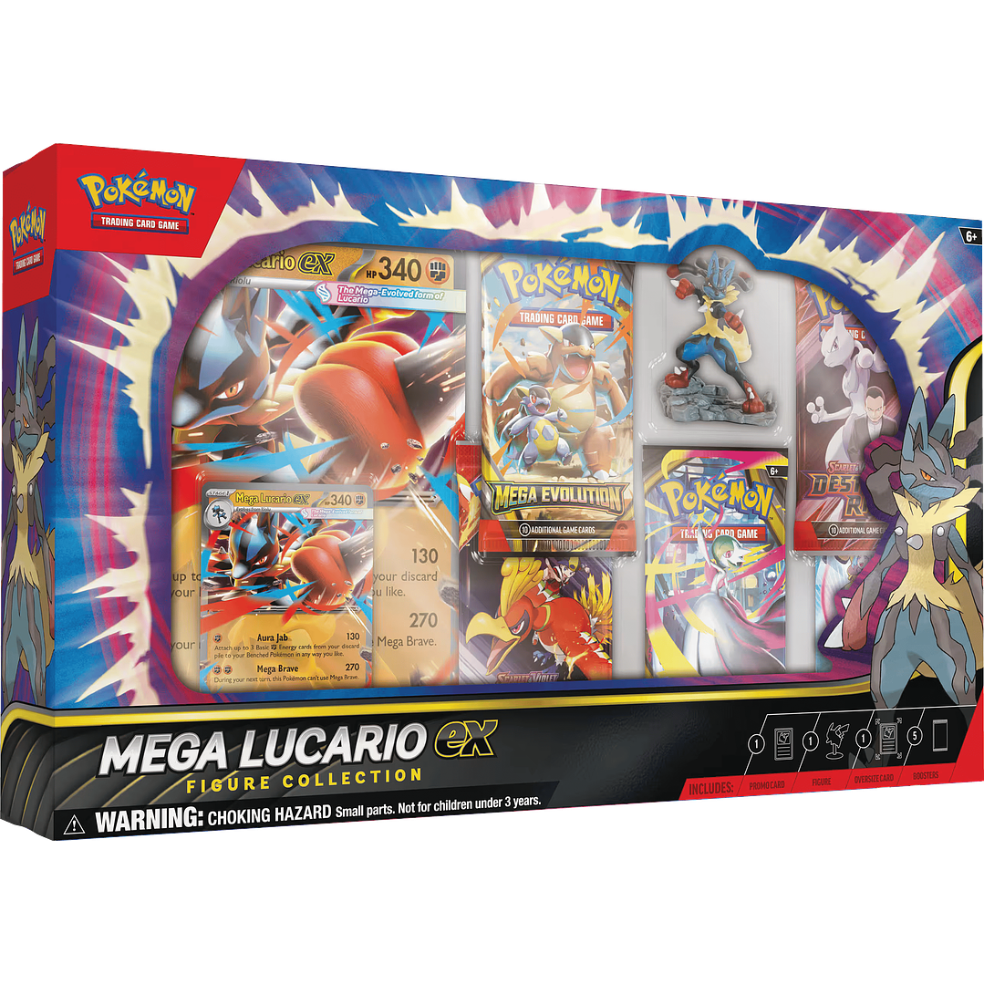 Mega Lucario Ex Figure Collection (5 Boosters) 4