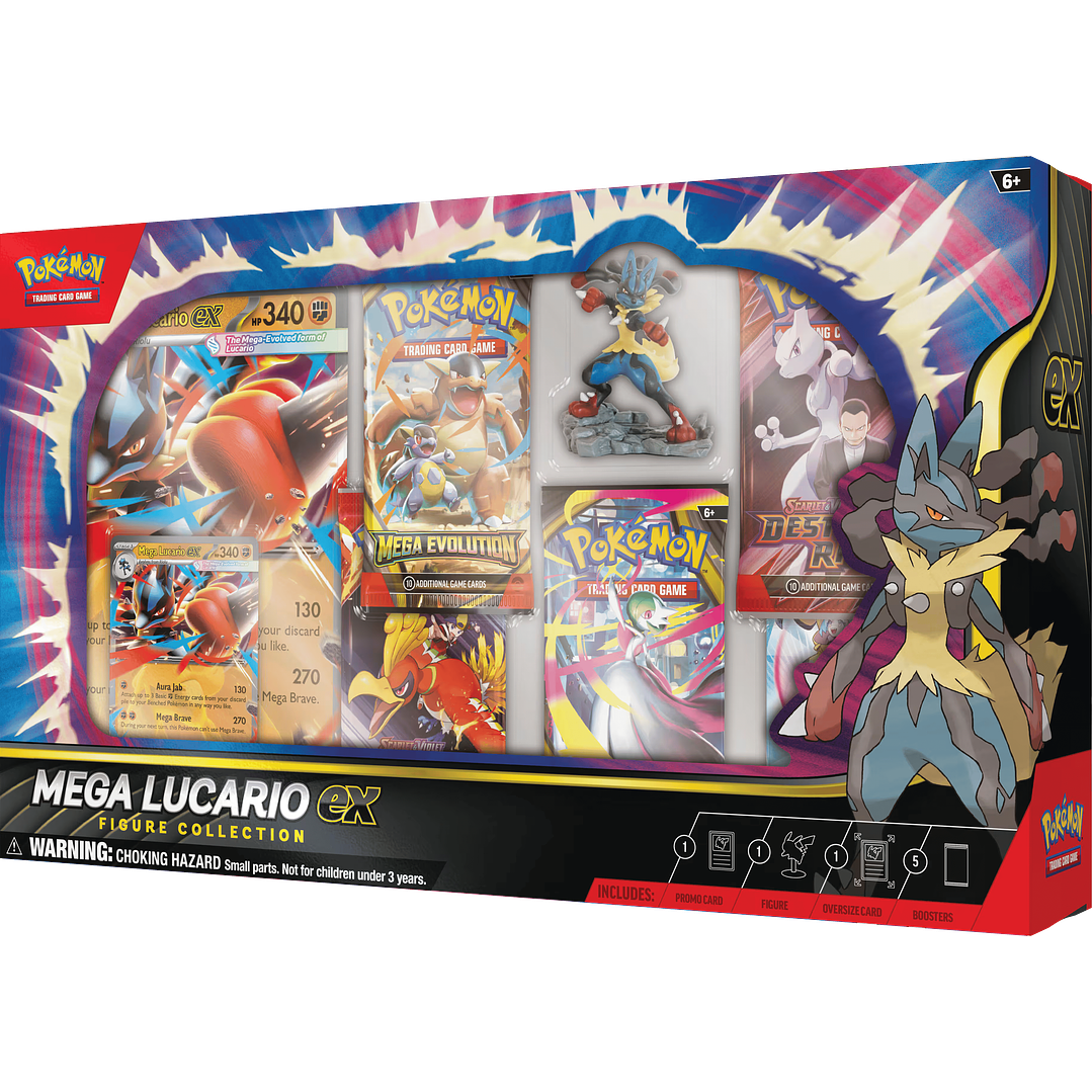 Mega Lucario Ex Figure Collection (5 Boosters) 1