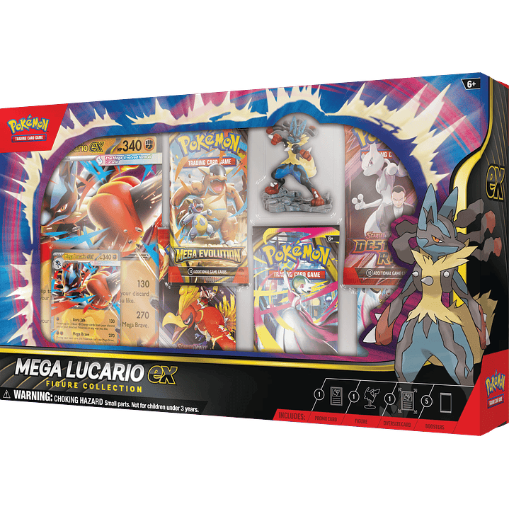 Mega Lucario Ex Figure Collection (5 Boosters) 1
