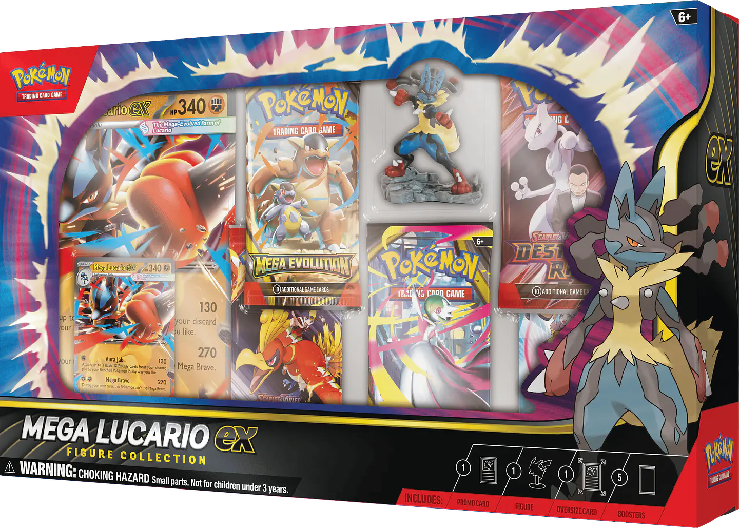 Mega Lucario Ex Figure Collection (5 Boosters) 1