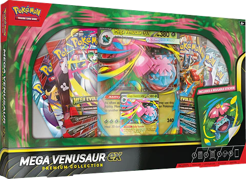 Mega Venusaur ex - Premium Collection (8 Boosters)