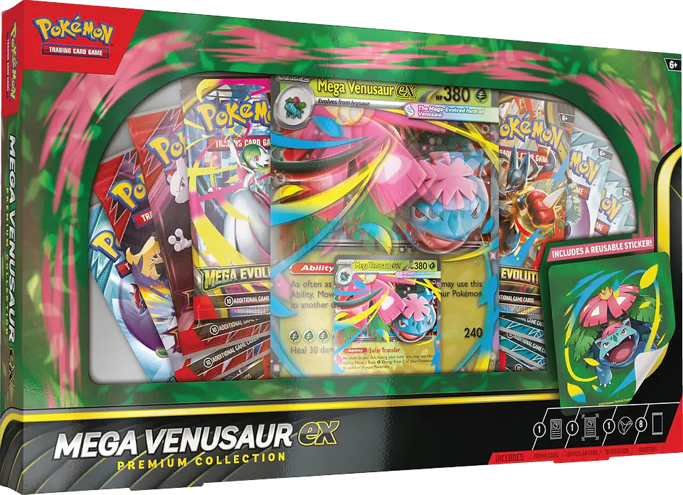 Mega Venusaur ex - Premium Collection (8 Boosters) 1