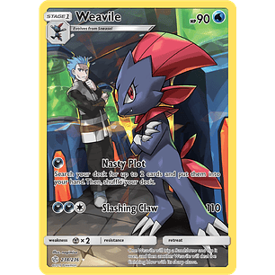 Weavile 238/236 - Cosmic Eclipse Illustration Rare (NM)
