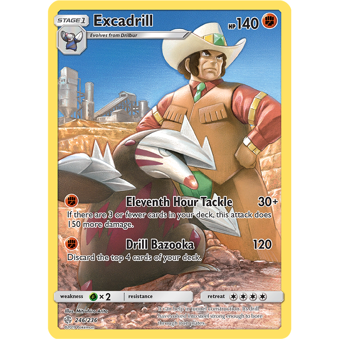 Excadrill 246/236 - Cosmic Eclipse Illustration Rare (NM) 1