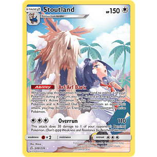 Stoutland 248/236 - Cosmic Eclipse Illustration Rare (NM)