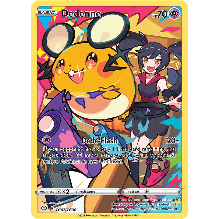 Dedenne TG07-30 - Brilliant Stars Trainer Gallery (NM) 1