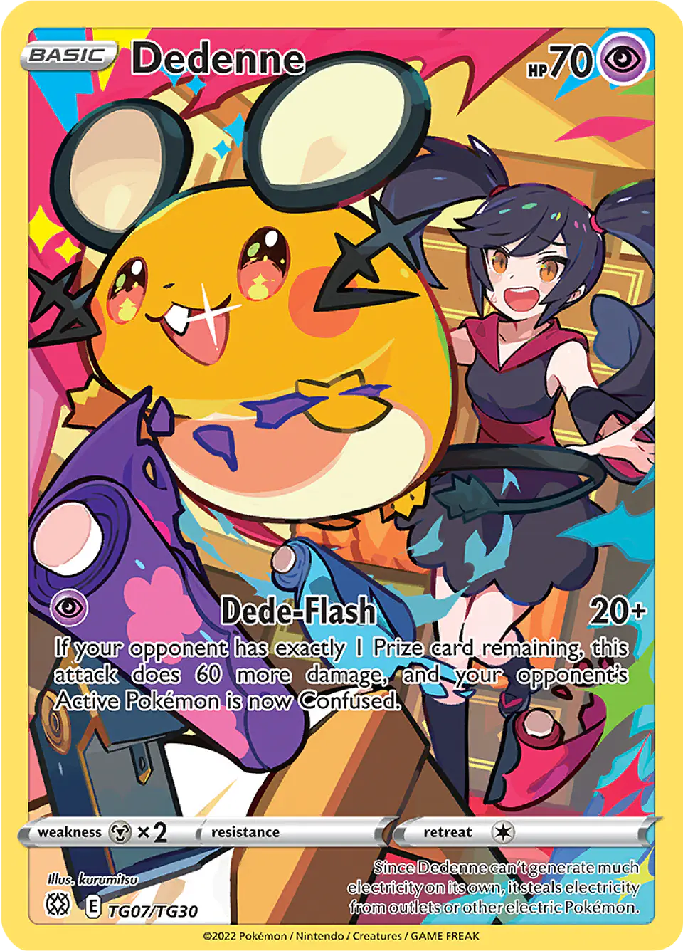 Dedenne TG07-30 - Brilliant Stars Trainer Gallery (NM) 1