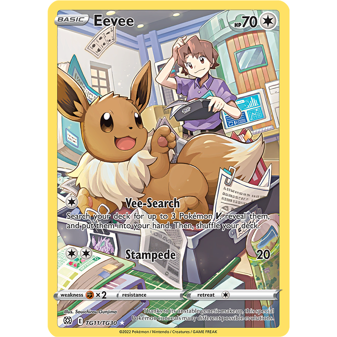 Eevee TG11-30 - Brilliant Stars Trainer Gallery (NM) 1