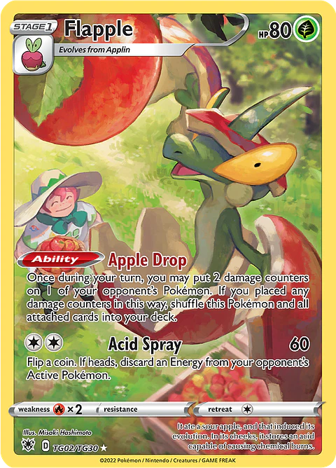 Flapple TG02/30 - Astral Radiance Trainer Gallery (NM)