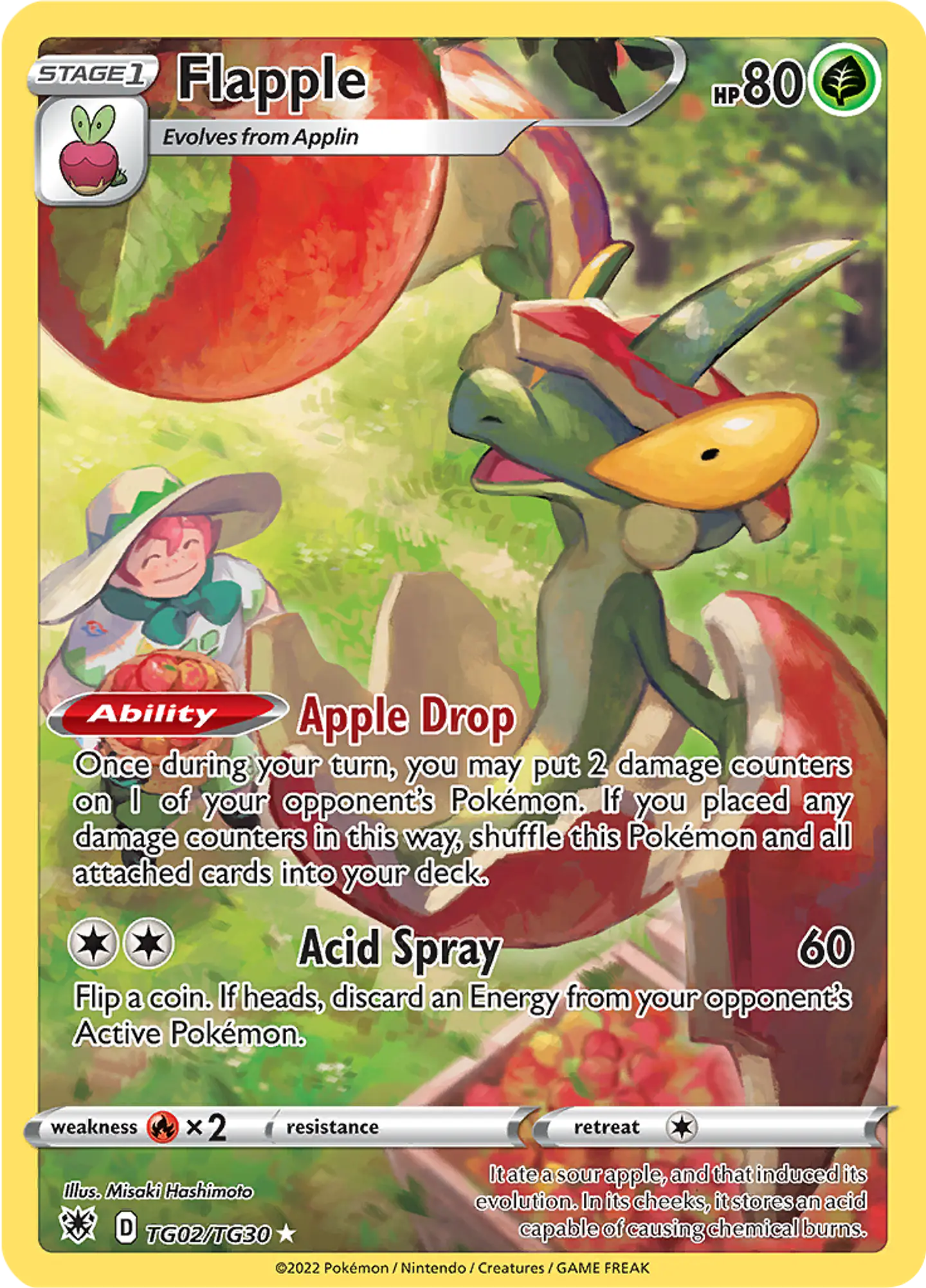 Flapple TG02/30 - Astral Radiance Trainer Gallery (NM) 1