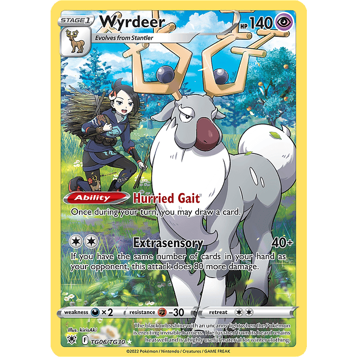 Wyrdeer TG06/30 - Astral Radiance Trainer Gallery (NM) 1