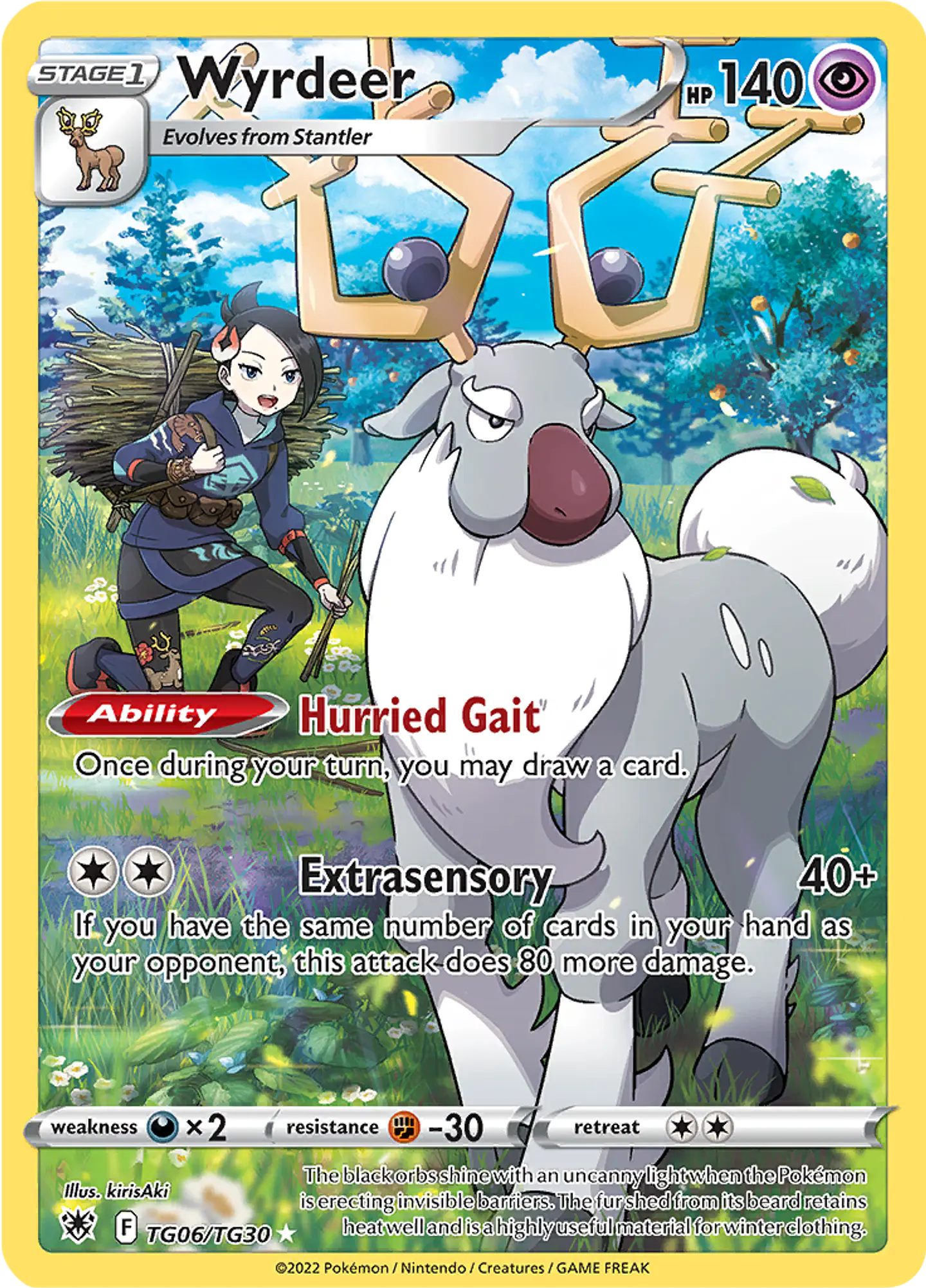 Wyrdeer TG06/30 - Astral Radiance Trainer Gallery (NM) 1