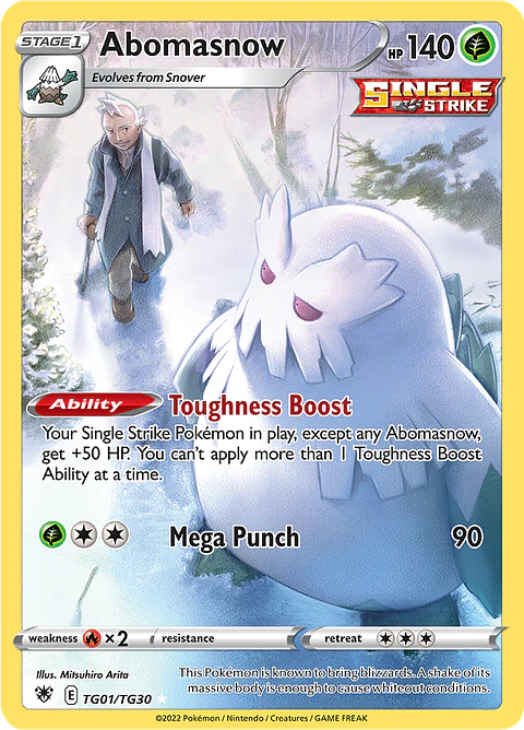 Abomasnow TG01/30 - Astral Radiance Trainer Gallery (NM)