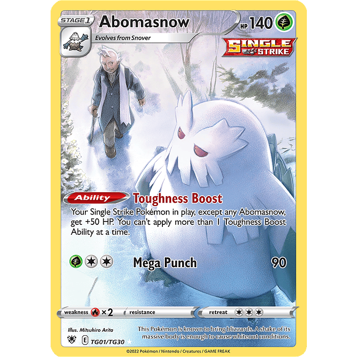 Abomasnow TG01/30 - Astral Radiance Trainer Gallery (NM) 1