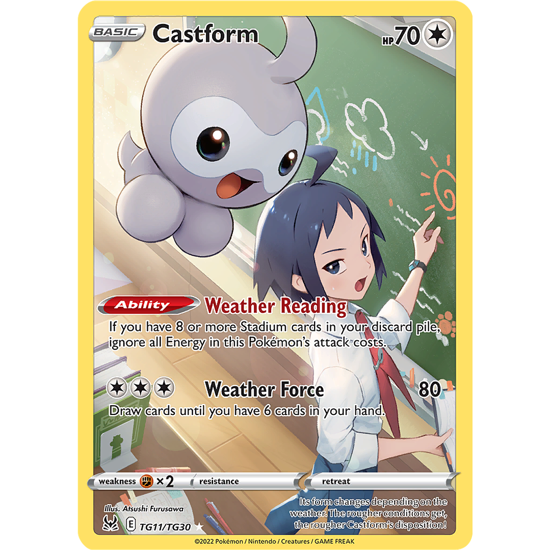 Castform TG11/30 - Lost Origin Trainer Gallery (NM) 1