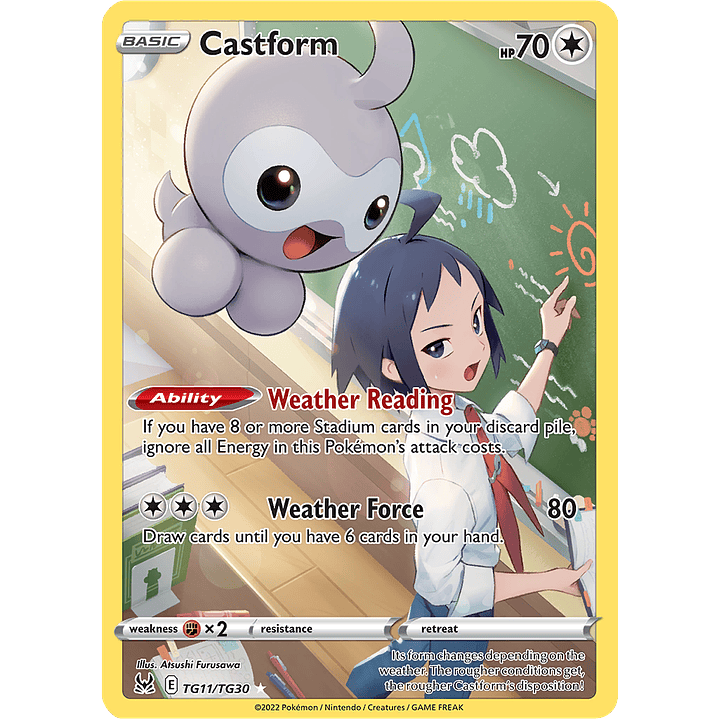 Castform TG11/30 - Lost Origin Trainer Gallery (NM) 1