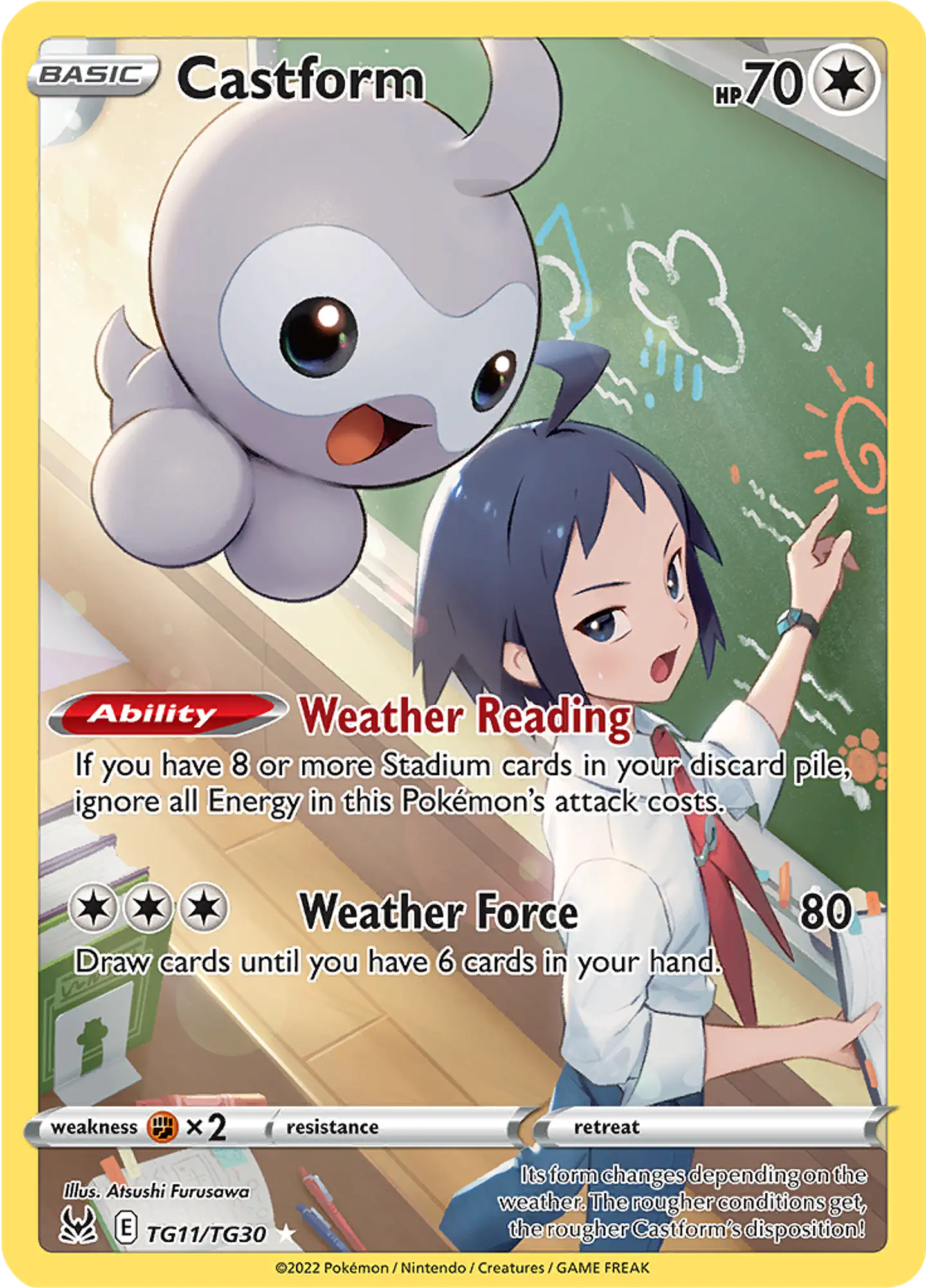 Castform TG11/30 - Lost Origin Trainer Gallery (NM) 1