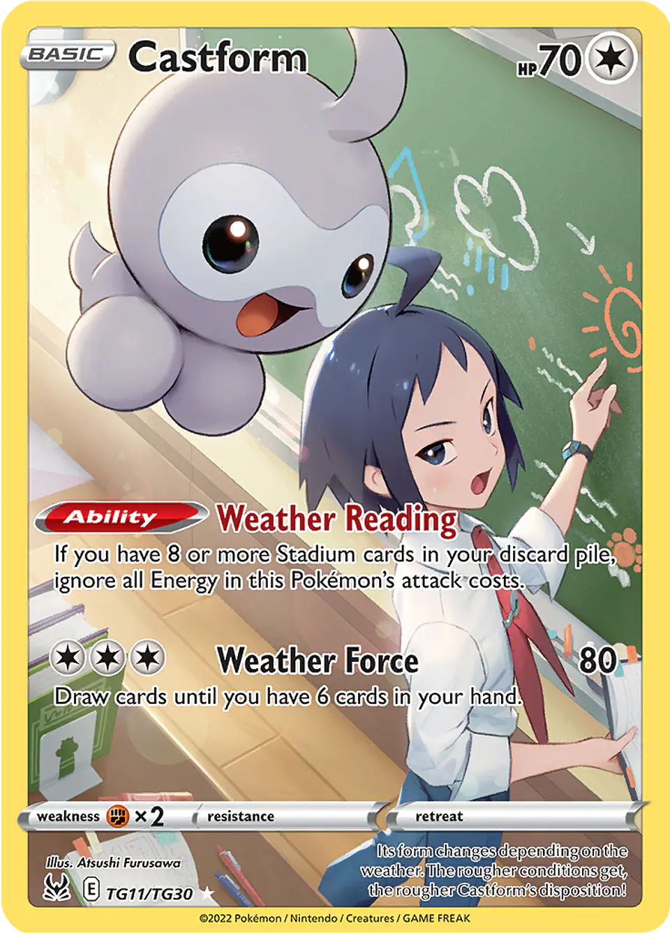 Castform TG11/30 - Lost Origin Trainer Gallery (NM) 1