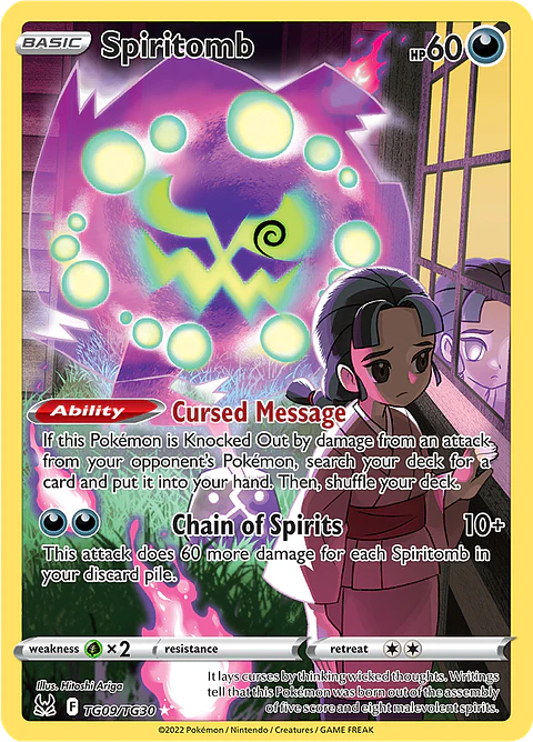 Spiritomb TG09/30 - Lost Origin Trainer Gallery (NM)
