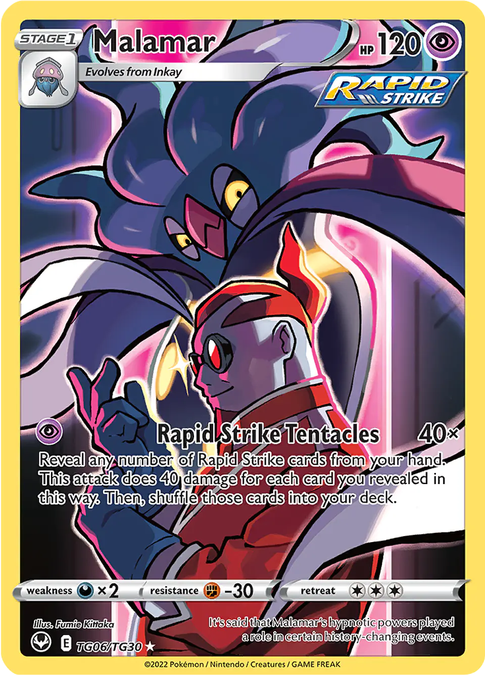 Malamar TG06/30 - Silver Tempest Trainer Gallery (NM) 1