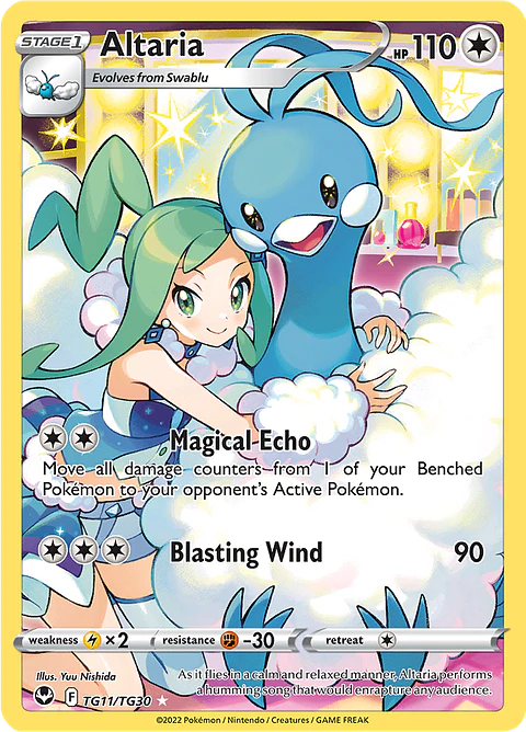 Altaria TG11/30 - Silver Tempest Trainer Gallery (NM)
