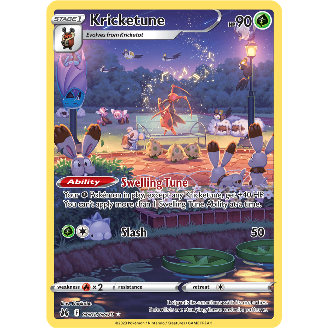 Kricketune GG02/70 - Crown Zenith Galarian Gallery (NM) 1