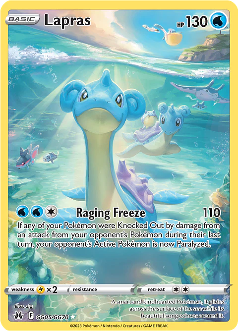 Lapras GG05/70 - Crown Zenith Galarian Gallery (NM)