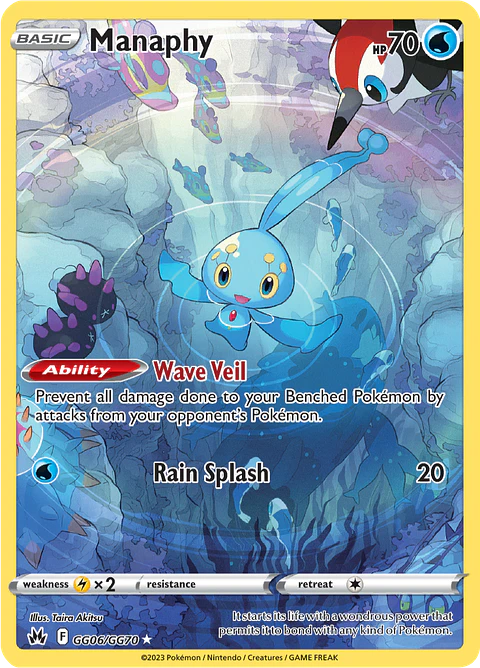 Manaphy GG06/70 - Crown Zenith Galarian Gallery (NM)