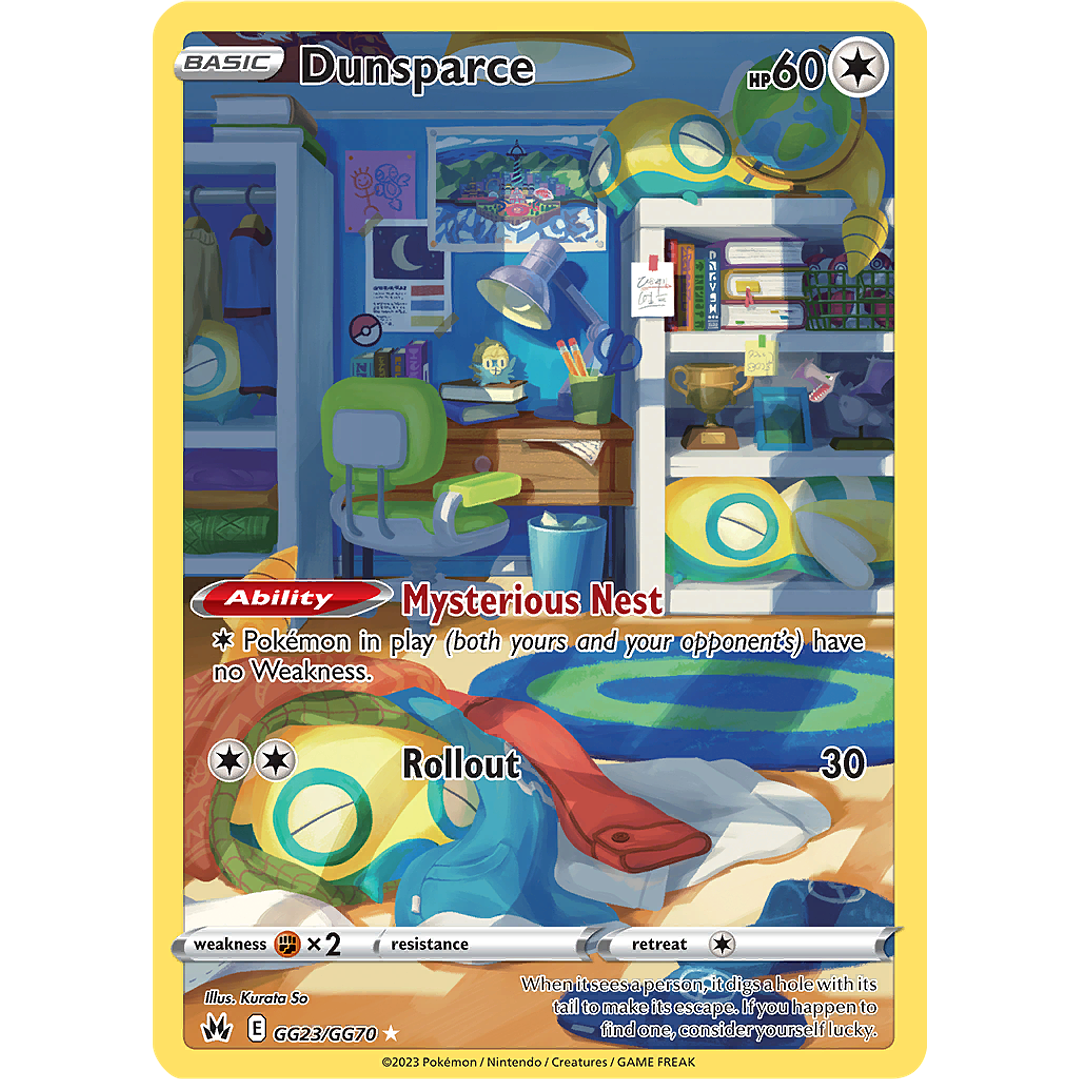 Dunsparce GG23/70 - Crown Zenith Galarian Gallery (NM) 1