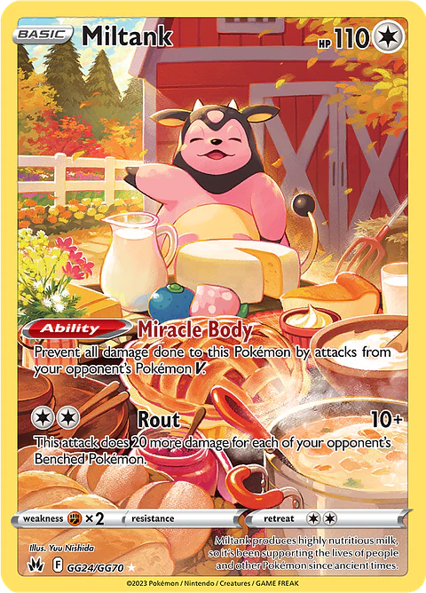 Miltank GG24/70 - Crown Zenith Galarian Gallery (NM)