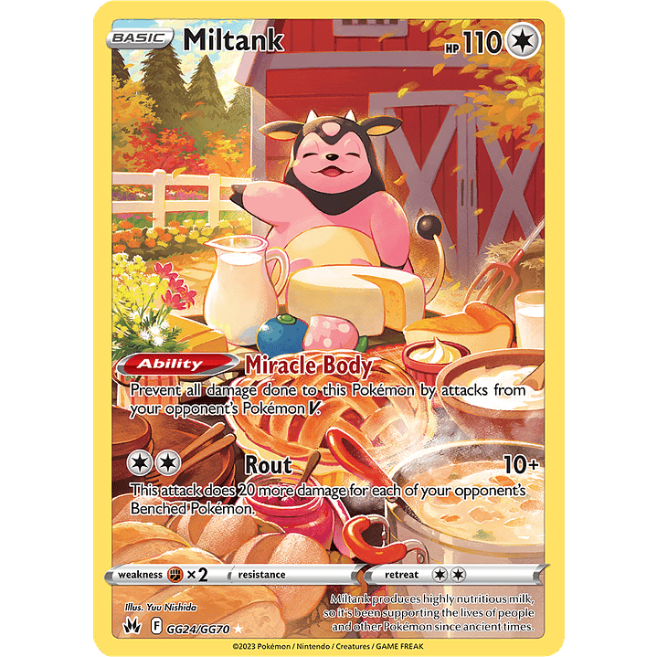 Miltank GG24/70 - Crown Zenith Galarian Gallery (NM) 1