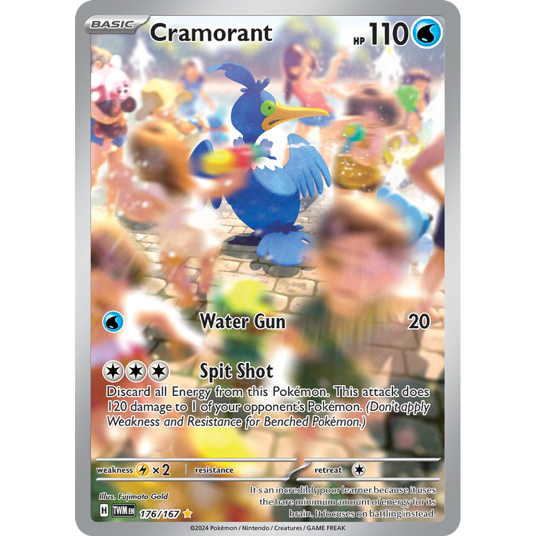 Cramorant - 176/167 - SV06 Twilight Masquerade Illustration Rare (NM) 1