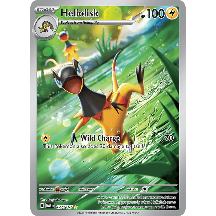 Heliolisk - 177/167 - SV06 Twilight Masquerade Illustration Rare (NM) 1