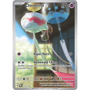 Chimecho - 179/167 - SV06 Twilight Masquerade Illustration Rare (NM)