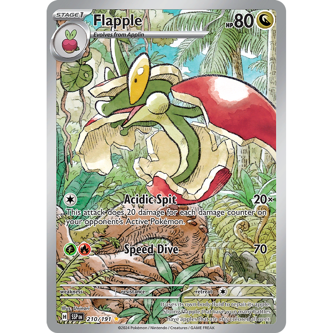 Flapple 210/191 - SV08 Surging Sparks Illustration Rare (NM) 1