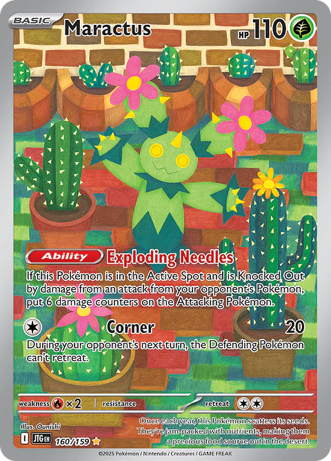 Maractus 160/159 - SV09 Journey Together Illustration Rare (NM)