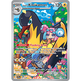 Iono's Kilowattrel 163/159 - SV09 Journey Together Illustration Rare (NM)