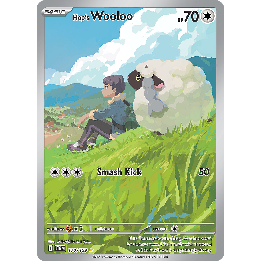 Hop's Wooloo 170/159 - SV09 Journey Together Illustration Rare (NM) 1