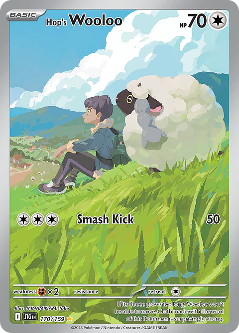 Hop's Wooloo 170/159 - SV09 Journey Together Illustration Rare (NM)
