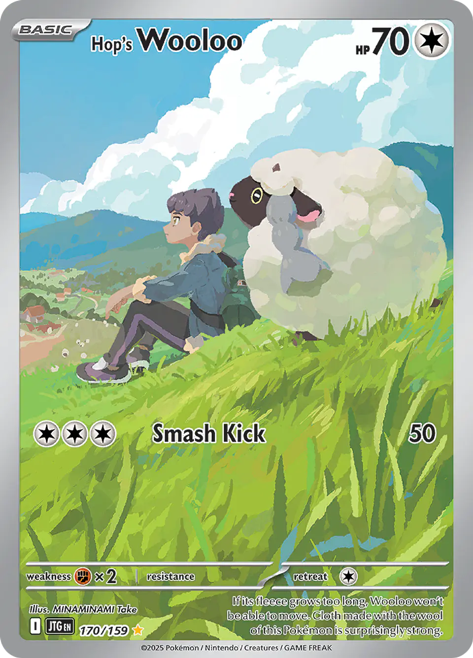 Hop's Wooloo 170/159 - SV09 Journey Together Illustration Rare (NM) 1