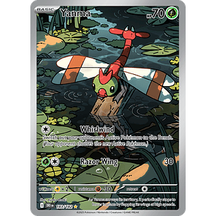 Yanma 183/182 - SV10 Destined Rivals Illustration Rare (NM)