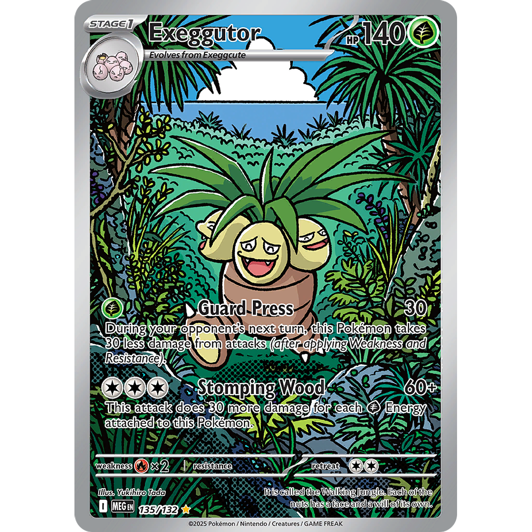 Exeggutor 135/132 - ME01 Mega Evolution Illustration Rare (NM) 1