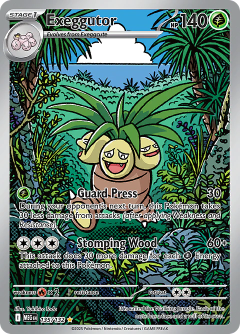 Exeggutor 135/132 - ME01 Mega Evolution Illustration Rare (NM)