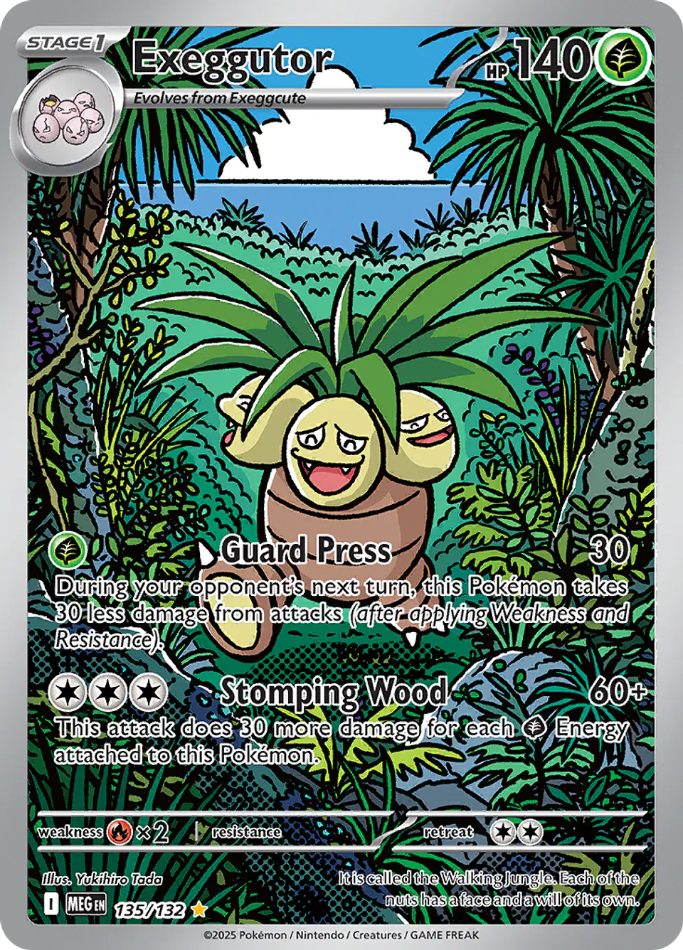 Exeggutor 135/132 - ME01 Mega Evolution Illustration Rare (NM) 1