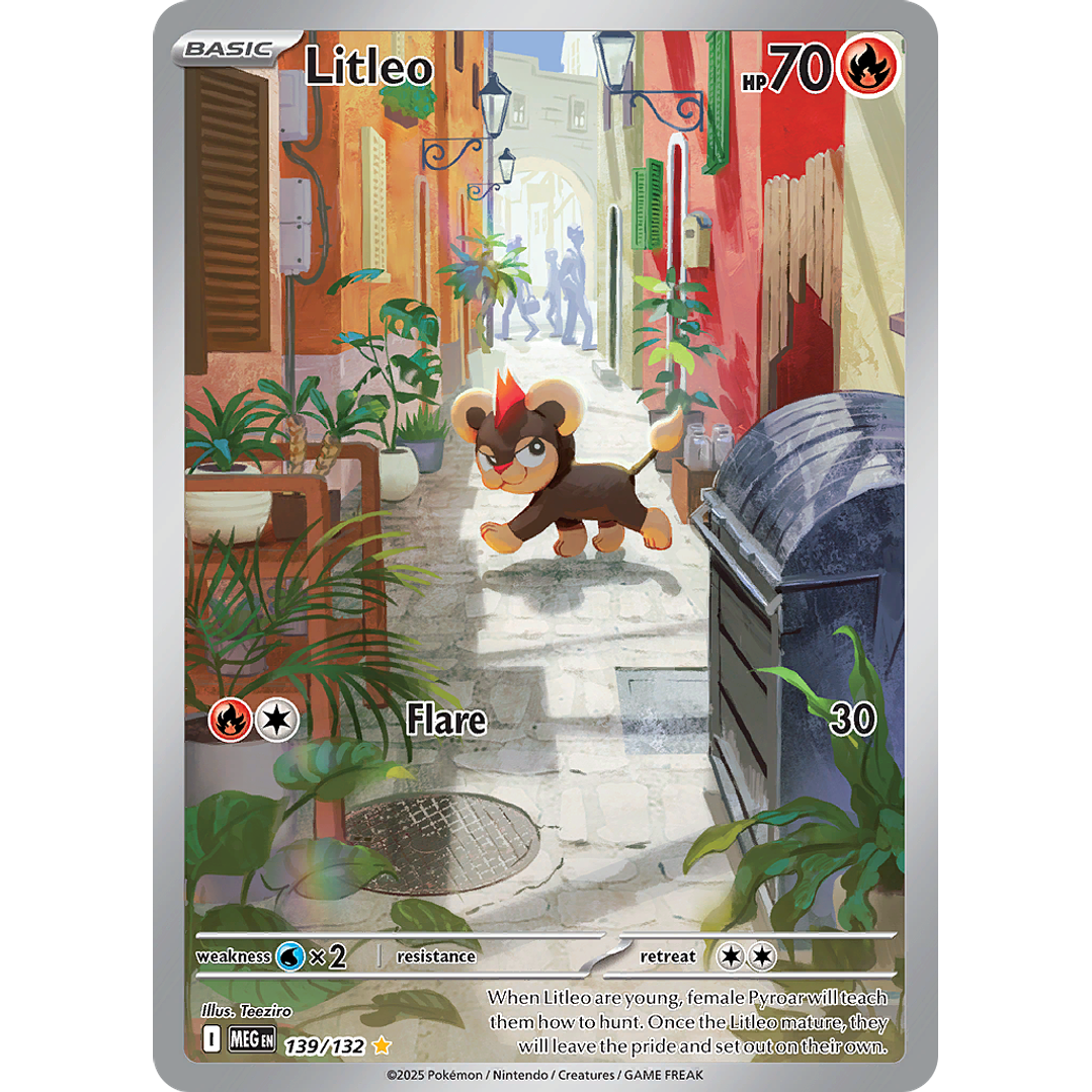 Litleo 139/132 - ME01 Mega Evolution Illustration Rare (NM) 1