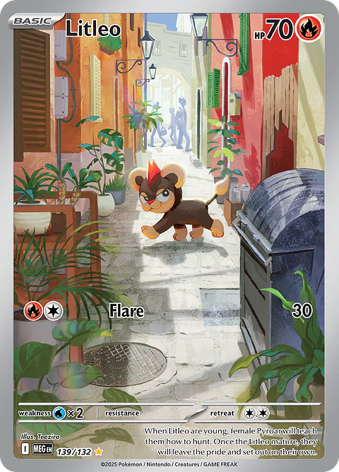 Litleo 139/132 - ME01 Mega Evolution Illustration Rare (NM)
