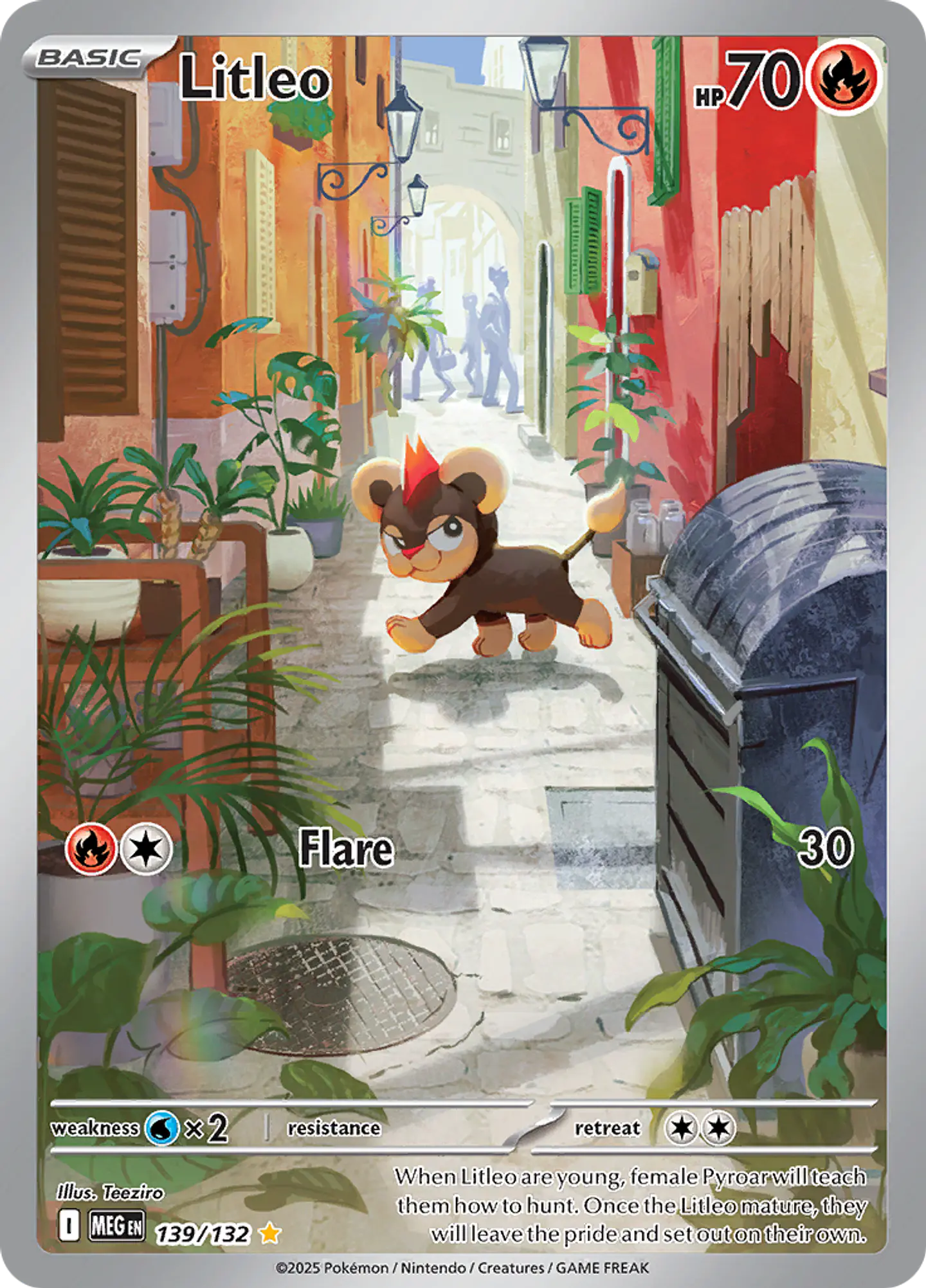 Litleo 139/132 - ME01 Mega Evolution Illustration Rare (NM) 1
