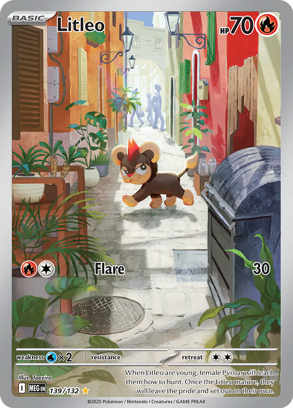 Litleo 139/132 - ME01 Mega Evolution Illustration Rare (NM) 1